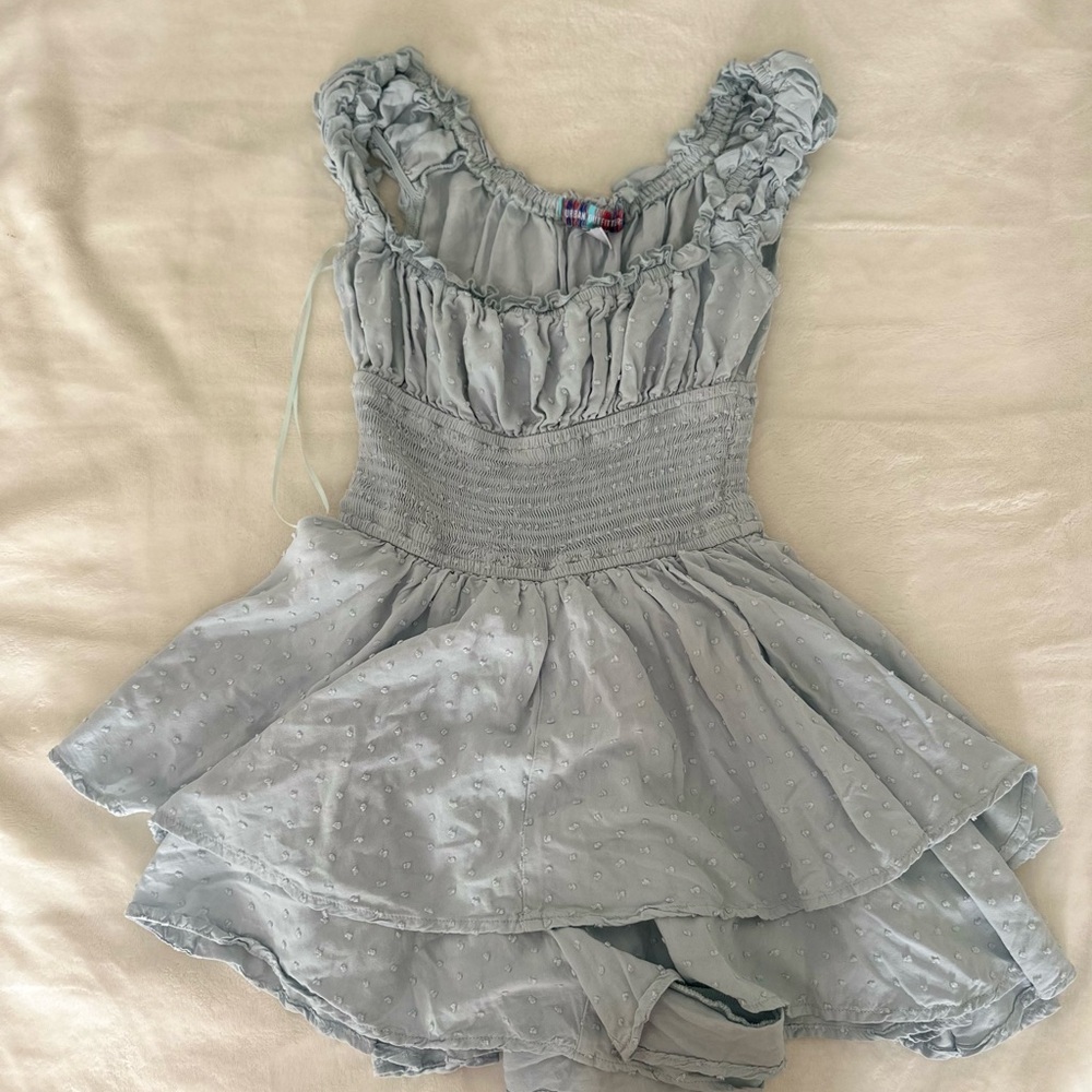 Urban Outfitters Ruffle Romper Dress